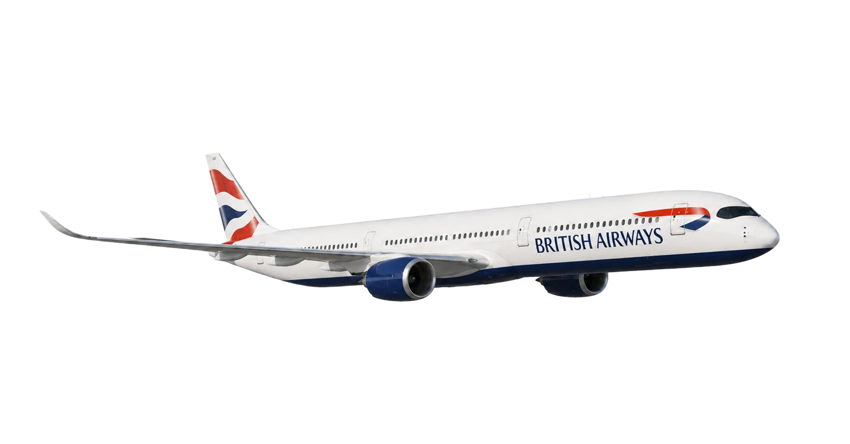 British Airways Airbus A350-1000 side profile