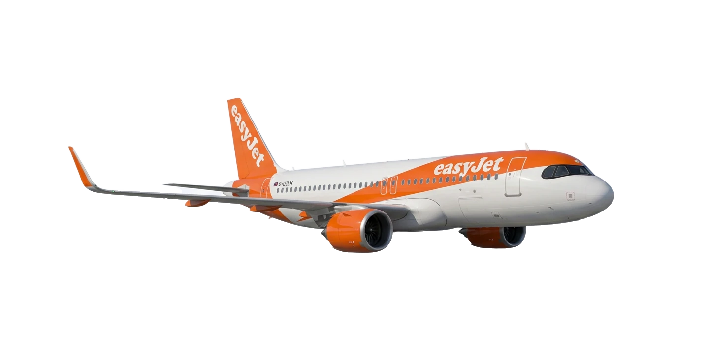 easyJet Airbus A320neo side profile