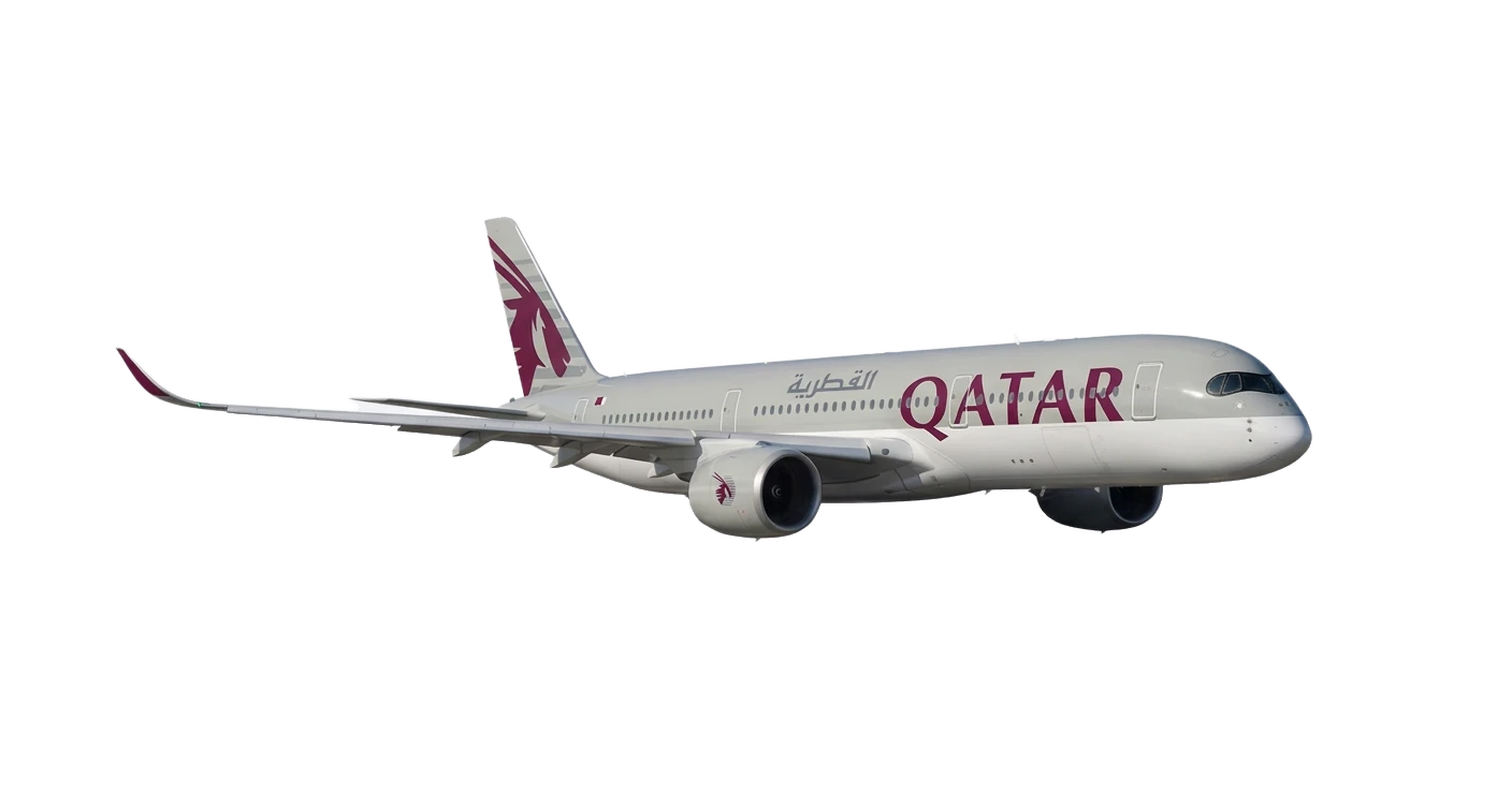 Qatar Airways Airbus A350-900 side profile